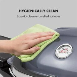 Parforce Duo Gasgrill 2 Brenner 4,4kW 15000BTU 300°C Gasschlauch Grau -Küche Zu Hause 60002430 yy 0006 logo Klarstein Parforce Duo Gasgrill 2 Brenner grau