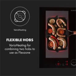 Kalahari Delicatessa Einbau-Ofen-Set Induktion 7000W 68Ltr Schwarz Edelstahl 19 Kalahari Delicatessa Einbau-Ofen-Set Induktion 7000W 68Ltr Schwarz Edelstahl -Küche Zu Hause 60002585 yy 0008 logo Klarstein Delicatessa 60 Einbaukochfeld schwarz