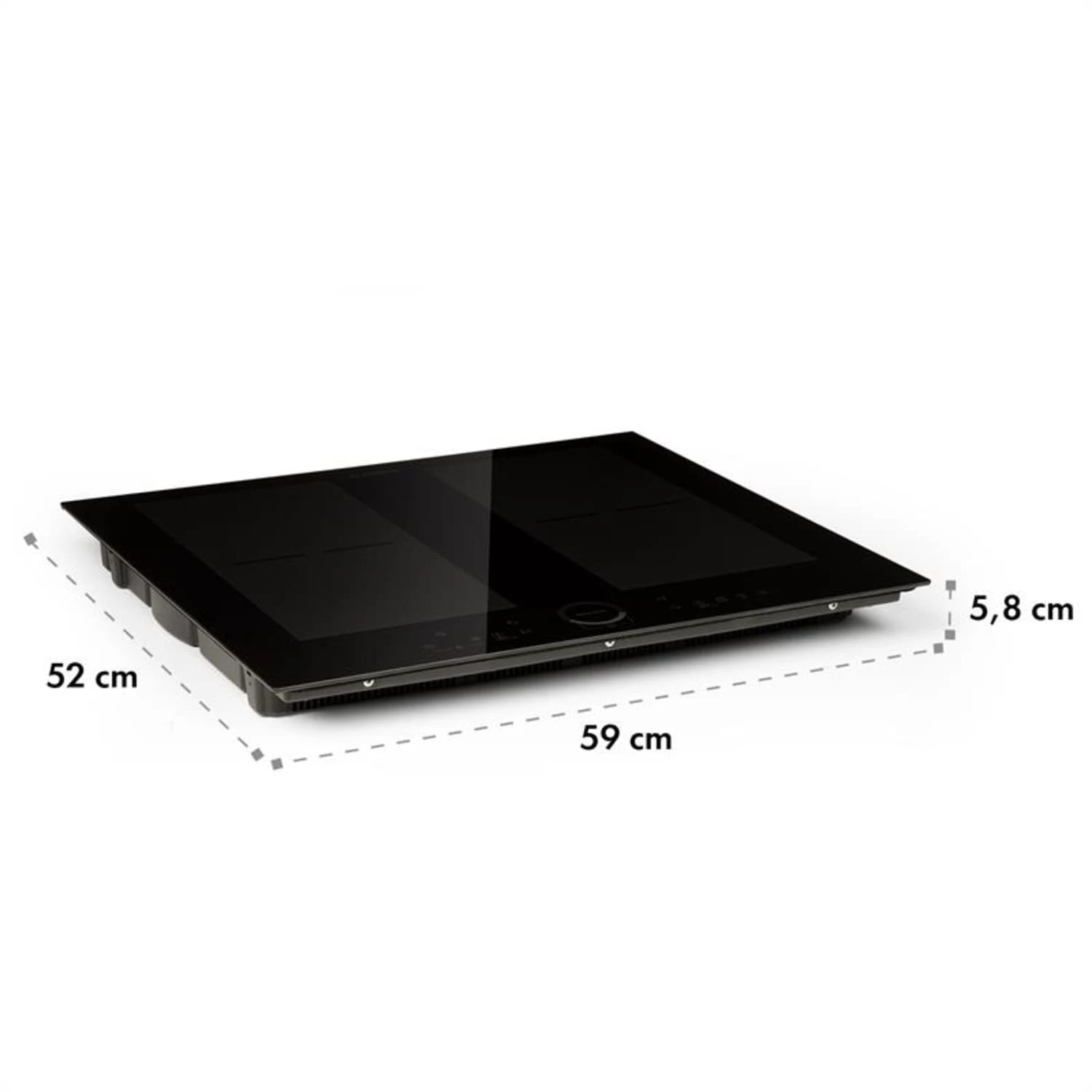 Kalahari Delicatessa Einbau-Ofen-Set Induktion 7000W 68Ltr Schwarz Edelstahl 11 Kalahari Delicatessa Einbau-Ofen-Set Induktion 7000W 68Ltr Schwarz Edelstahl – Bild 11