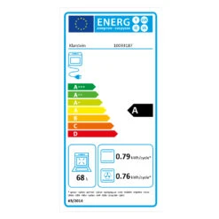 Kalahari Ignito Einbau-Ofen-Set Elektro / Gas 68Ltr Schwarz Edelstahl -Küche Zu Hause 60002586 energy label