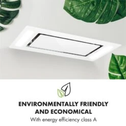 Gusteau Remy Einbau-Set Backofen + Einbau-Haube 2950W Weiß Edelstahl -Küche Zu Hause 60002591 yy 0008 logo Klarstein Remy Deckenhaube 90 cm weiss