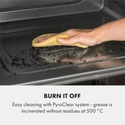 Gusteau Delicatessa Einbau-Ofen-Set Induktion 7000W Schwarz Edelstahl -Küche Zu Hause 60002594 yy 0004 logo Klarstein Gusteau Elektrischer Einbaubackofen schwarz