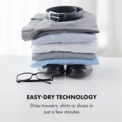 ShirtButler Pro Automatisches Trocknersystem Hemd / Hose / Schuhe 1200W 2-in-1 70°C Timer Weiß -Küche Zu Hause 60002670 yy 0005 logo Klarstein ShirtButler Pro Trocknersystem weiss