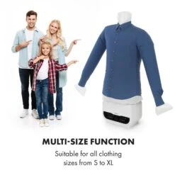 ShirtButler Pro Automatisches Trocknersystem Hemd / Hose / Schuhe 1200W 2-in-1 70°C Timer Weiß -Küche Zu Hause 60002670 yy 0006 logo Klarstein ShirtButler Pro Ersatz Shirt