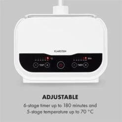 ShirtButler Pro Automatisches Trocknersystem Hemd / Hose / Schuhe 1200W 2-in-1 70°C Timer Weiß -Küche Zu Hause 60002670 yy 0007 logo Klarstein ShirtButler Pro Trocknersystem weiss